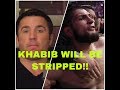 UFC 229 Chael Sonnen On Khabib McGregor Melee Says Khabib Will Be Stripped Of His Belt