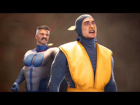 MK1 All Fatalities on Scorpion 1995 Movie - MK95