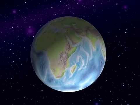 Rotating Globe with Zoom and Highlight