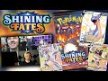 OPENING SHINING FATES BOOSTER PACKS W/ 8-BITRYAN & RAZZBOWSKI