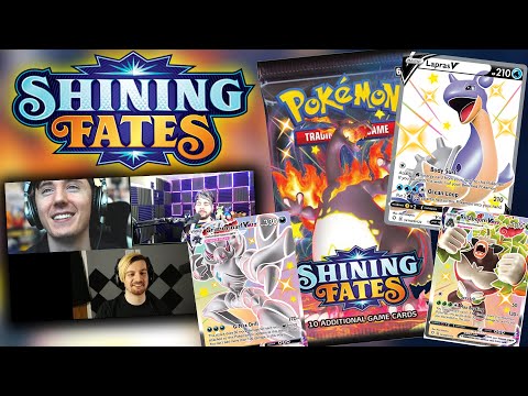 OPENING SHINING FATES BOOSTER PACKS W/ 8-BITRYAN & RAZZBOWSKI