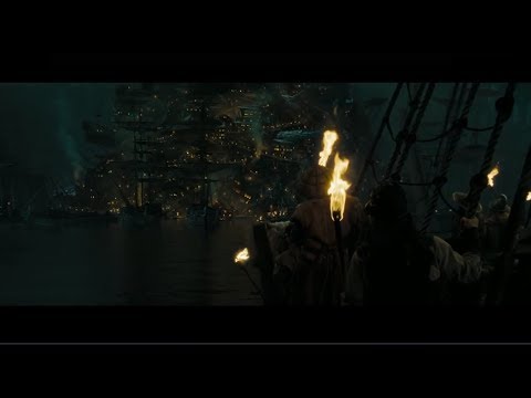 Pirates of the Caribbean: At World's End (2007) Entering Shipwreck Cove HD