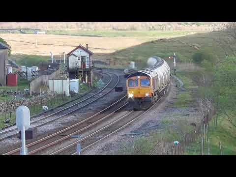 66760 6c03 Clitheroe Castle Cement - Carlisle Yard, 24th May 2021. EXCUSE THE WIND !!