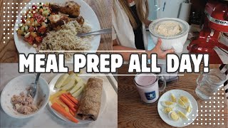FULL DAY OF MEALS + HOMEMADE ICE CREAM IN KITCHENAID MIXER