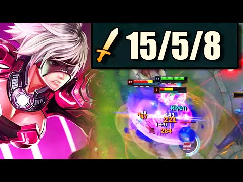 Rank 1 Riven shows you how to win lane win game