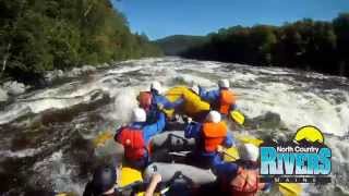 preview picture of video 'Whitewater Rafting on the Dead River: North Country Rivers'