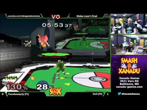 S@X Weekly  - Thumbswayup (Captain Falcon) Vs  DoH (Peach) Melee Singles LF - SSBM