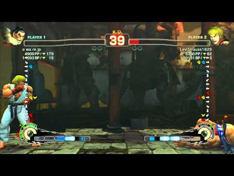 o wa re jp (Honda) vs LeviStrauss1829 (Ken) - SSF4 Arcade Edition Xbox Live Ranked Match