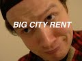 telling someone how much you pay for rent in a city