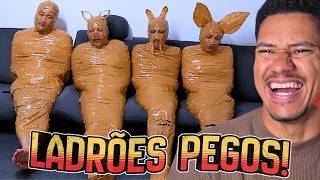 POPULAÇÃO CONSEGUE CAPTURAR BANDIDOS QUE ESTAVAM AGINDO NA COMUNIDADE - TENTE NÃO RIR