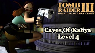 Tomb Raider 3 | Caves Of Kaliya Gameplay | Level 4