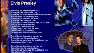 Something blue - Elvis Presley (Lyrics)