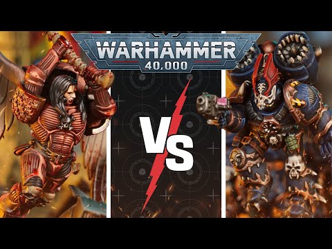 Blood Angels vs Night Lords | Warhammer 40K Battle Report