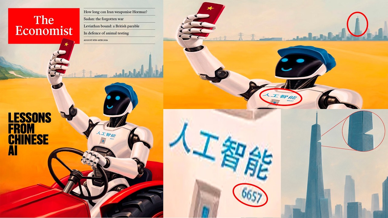 LA NUEVA PORTADA DE THE ECONOMIST OCULTA UN EXTRAÑO MENSAJE EN CHINA CON LA IA
