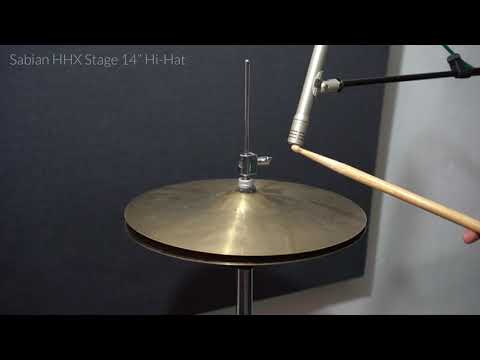 Sabian HHX Stage HiHat 14" Audio Sample