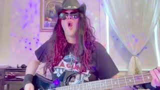 David P. Meyer 2021 bass audition for Steel Panther Pt 1 &quot;Hell&#39;s on Fire&quot; Dead Man Dave rock bassist