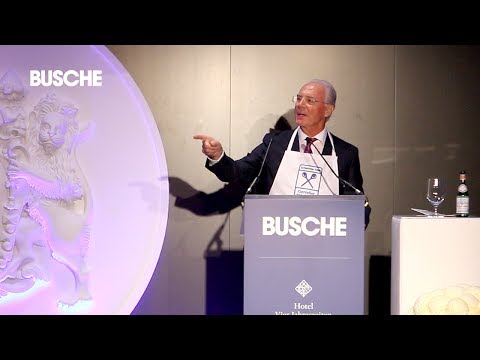 16. BUSCHE GALA - Franz Beckenbauer ist Genießer des Jahres 2014 - Die Rede