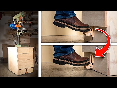 How To Make A Mobile Drill Press Stand