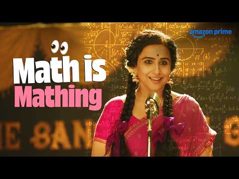 Vidya Balan Solving The Most Difficult Math Problem 🔢 | Shakuntala Devi | Prime Video India — Shakuntala Devi