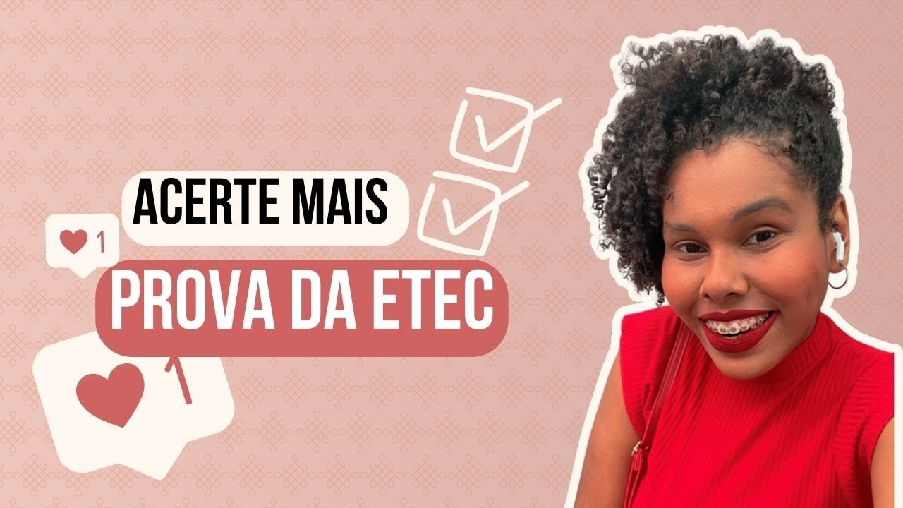 Vestibulinho ETEC 2024  - Como acertar mais questões na prova da ETEC  (DICAS DE ÚLTIMA HORA) #etec