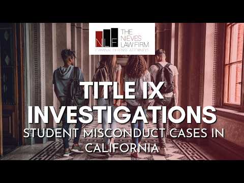 Title IX Student Misconduct Cases in California