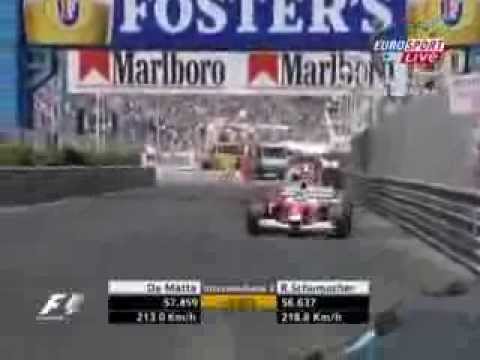 F1 Christiano da Matta very great Lap in Monaco 2004