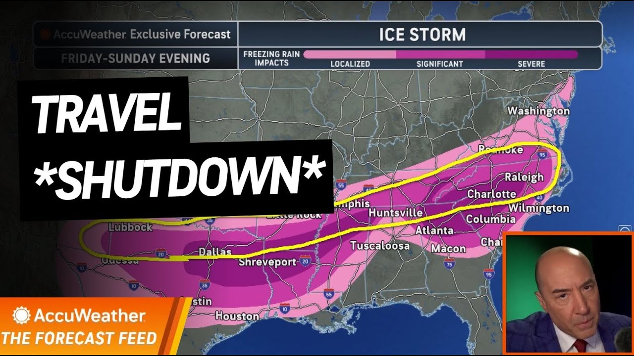 Major Ice and Snow Storm Set to Shutdown US Travel, Power This Weekend