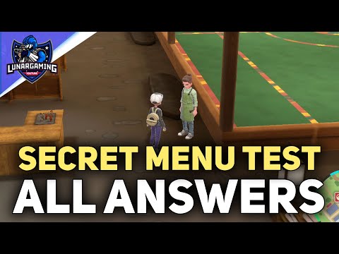 Secret Menu Answers Medali Gym Test Pokemon Scarlet and Violet