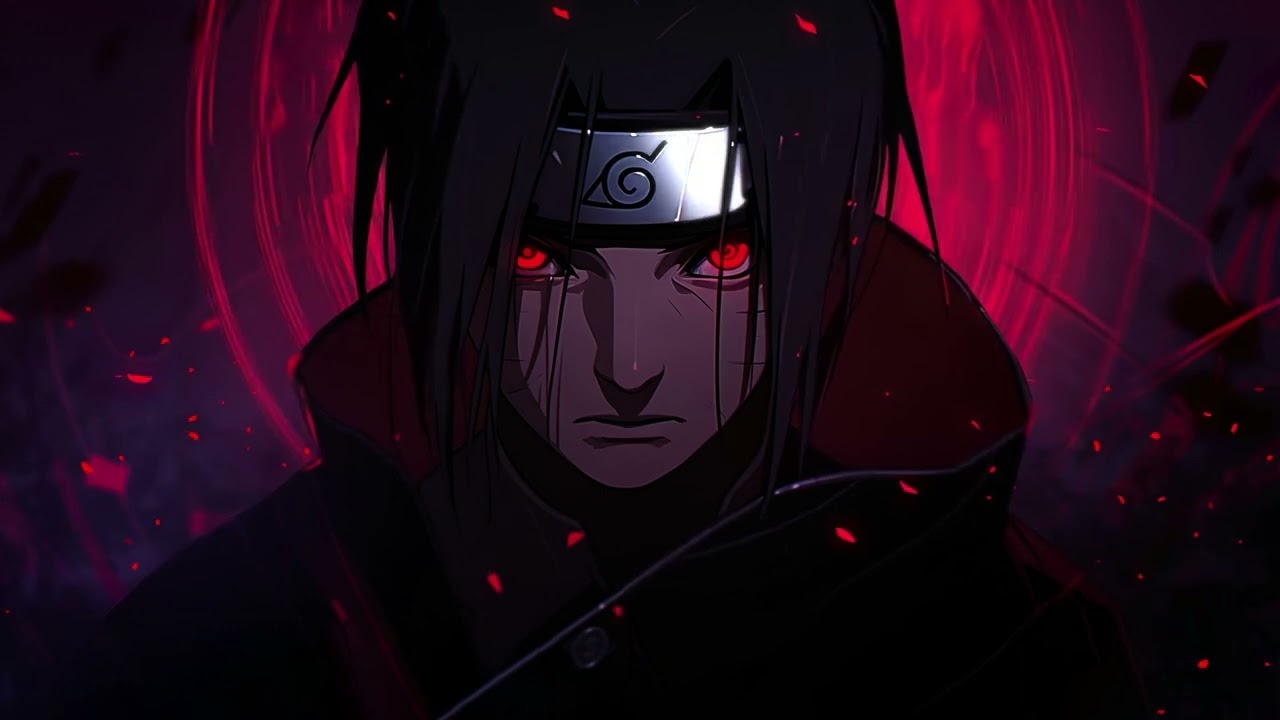 Uchiha Itachi Portrait Naruto Shippuden Live Wallpaper Ultra 4k 120 FPS [ 1 Hour ]