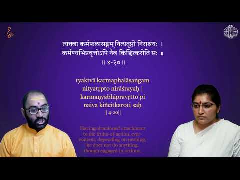 Bhagavad Gita 4.20 - Lead & Repeat