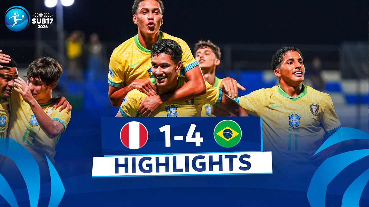 Peru U17 vs Brazil U17 Highlights
