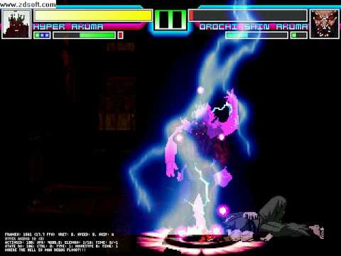Mugen Random Battle #5 Hyper Akuma vs Orochi Shin Akuma