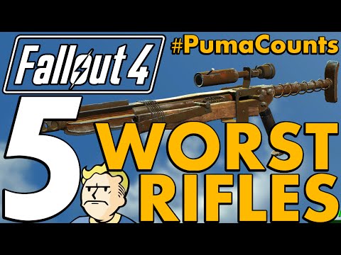Top 5 Worst Rifles and Snipers in Fallout 4 #PumaCounts