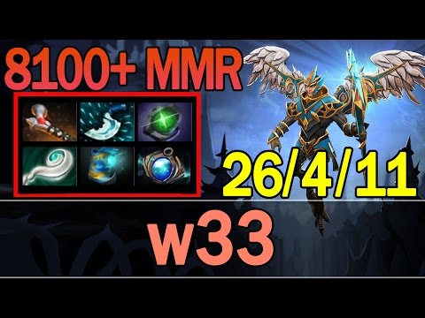 Dota 2 - w33 Plays Skywrath Mage 8100+ MMR | Ranked Match