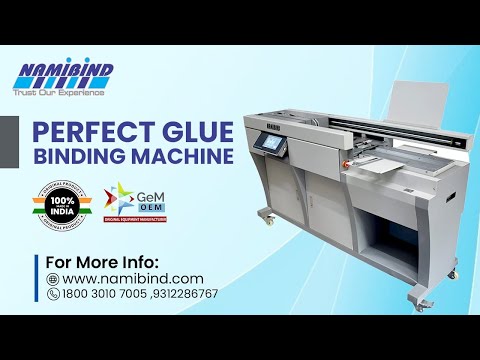 Glue Binding Machine videos