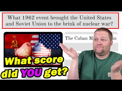 History Teacher takes a History Test | How will he do?