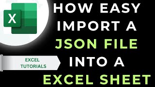 Convert Import JSON File To Excel 2016 Worksheet