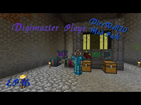Digimazter Plays:: Direwolf20 Modpack:: EP16:: Big Reactors = MORE POWER!