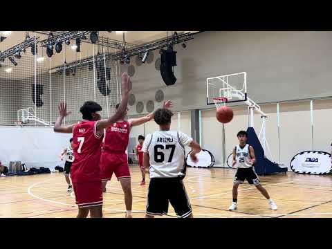 Full Game: (U14 - D1)  Boys: Champs White 🆚 Triple Threat - DOBA Basketball 2026 🇦🇪🏀🏆