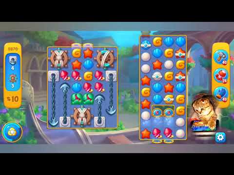 Fishdom 2022, no Boosters,   9870   level  -  прохождение без бустеров,   9870  уровень.