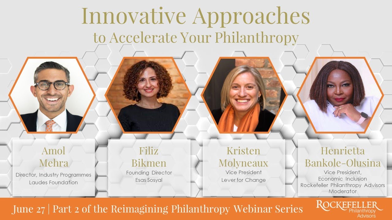 Innovative Approaches to Accelerate Your Philanthropy