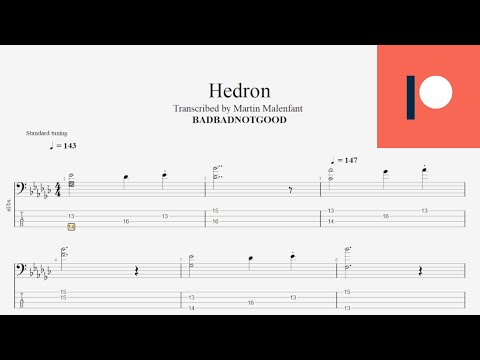 BADBADNOTGOOD - Hedron (bass tab)