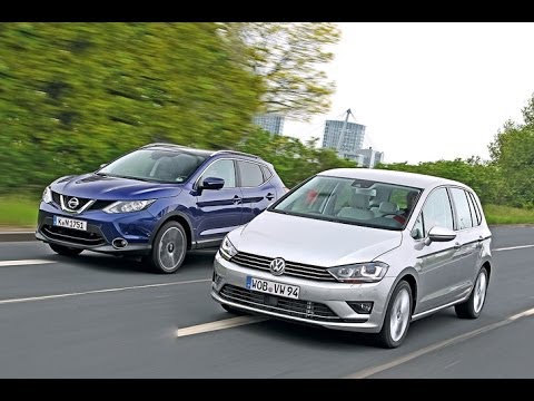 VW Golf Sportsvan vs. Nissan Qashqai
