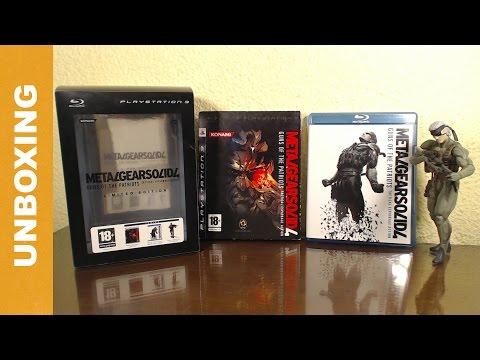 Metal Gear Solid 4 Guns of the patriots ''Limited edition'' PS3 [UNBOXING] | Obi-Fran Kenobi