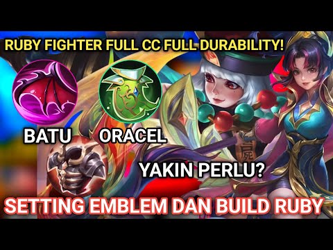 HACK SPELLVAMP! SETTING EMBLEM DAN BUILD RUBY TERSAKIT DAN TERKUAT 2025 | EMBLEM RUBY