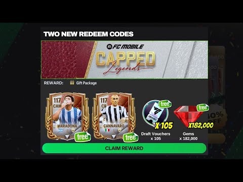 New Redeem Codes! 105 Free Draft Vouchers, Free 182,000+ Gems | FC Mobile