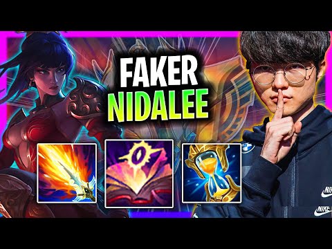 FAKER IS SO CLEAN WITH NIDALEE! | T1 Faker Plays Nidalee Jungle vs Lee Sin!  Season 2024