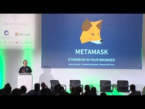 DEVCON1: Lightning Talk: Metamask.io - Aaron Davis