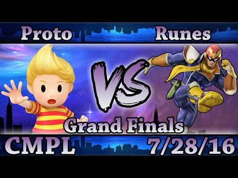 CMPL 12 - Proto (Lucas) Vs Runes (C. Falcon) Smash Wii U Grand Finals - Smash 4