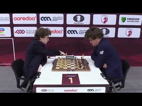 🇳🇴 Magnus Carlsen VS David Anton Guijarro 🇪🇸 | FIDE World Rapid Championship 2025 | Round 4
